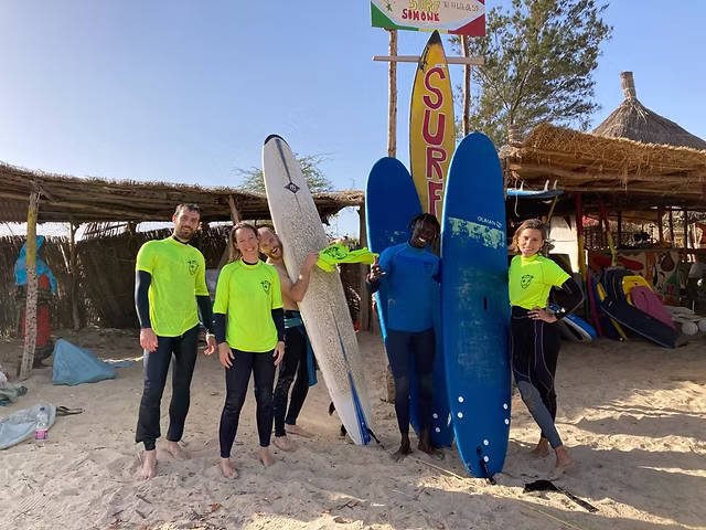 Prix cours de surf à Somone